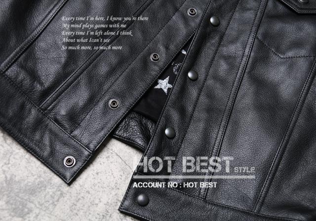 1.0mm カウハイド 本革 メンズ レザーベスト 本革ベスト 皮ベスト ジレ レザージャケット 牛革