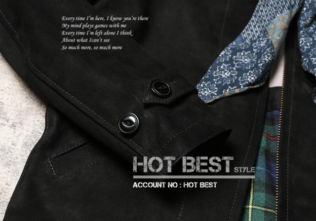 1.2mm カウスエード 復刻30年代スタイル シングルライダース メンズ 革ジャン レザージャケット ウォッシュ加工 ヴィンテージ 牛革