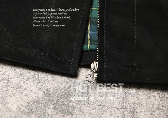 1.2mm カウスエード 復刻30年代スタイル シングルライダース メンズ 革ジャン レザージャケット ウォッシュ加工 ヴィンテージ 牛革