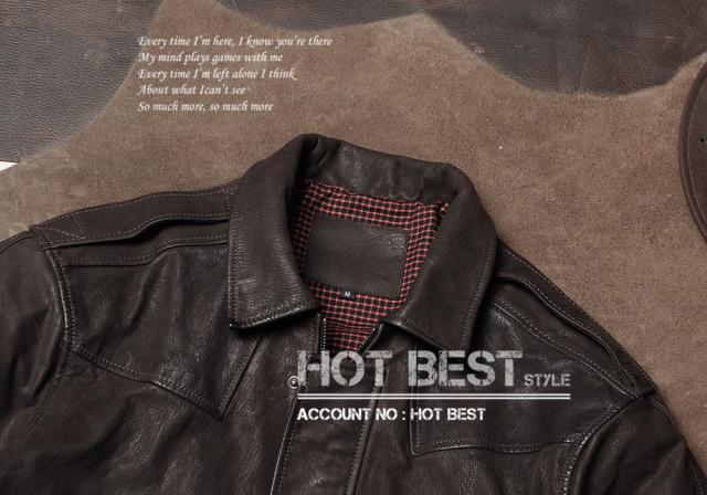 0.9mm ゴートスキン 復刻30年代スタイル レトロ シングルライダース メンズ 革ジャン レザージャケット タンニンなめし 山羊革