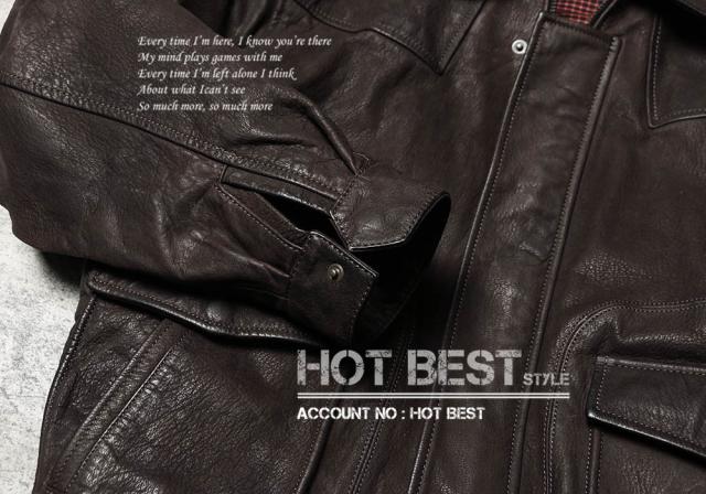 0.9mm ゴートスキン 復刻30年代スタイル レトロ シングルライダース メンズ 革ジャン レザージャケット タンニンなめし 山羊革