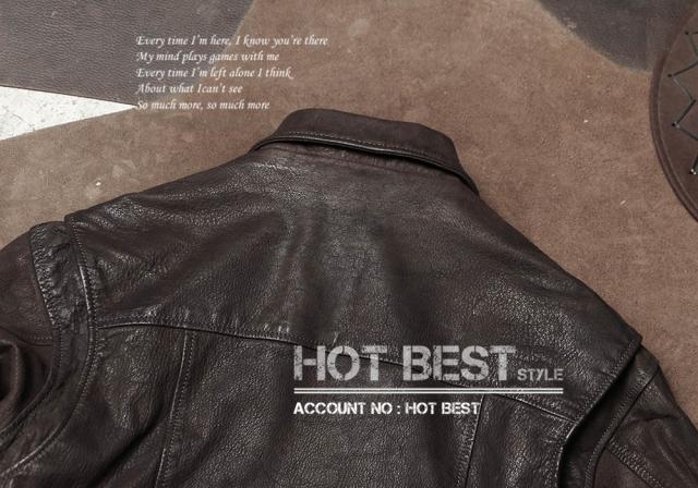 0.9mm ゴートスキン 復刻30年代スタイル レトロ シングルライダース メンズ 革ジャン レザージャケット タンニンなめし 山羊革