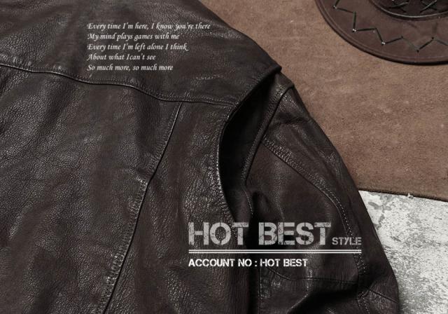 0.9mm ゴートスキン 復刻30年代スタイル レトロ シングルライダース メンズ 革ジャン レザージャケット タンニンなめし 山羊革