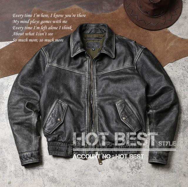 1.1mm カウハイド USAAF TYPE MA-1 フライトジャケット ボマーボンバー レザー ウォッシュ加工 ヴィンテージ 牛革