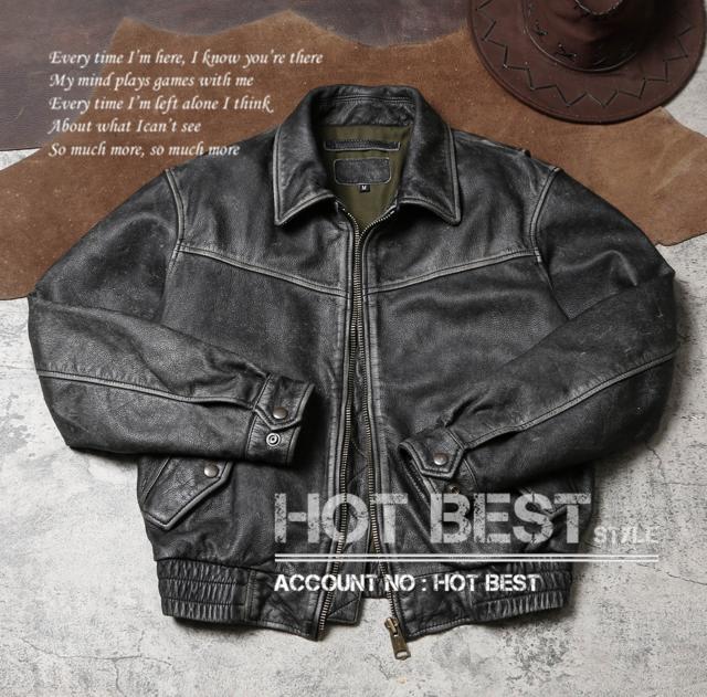 1.1mm カウハイド USAAF TYPE MA-1 フライトジャケット ボマーボンバー レザー ウォッシュ加工 ヴィンテージ 牛革