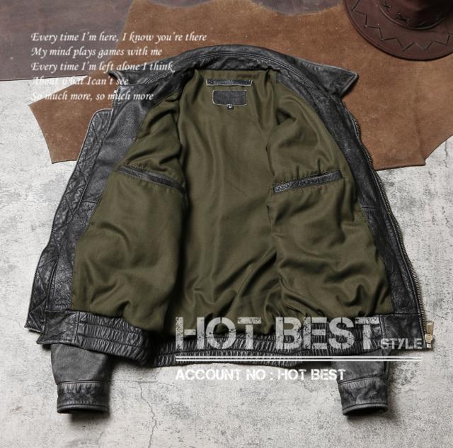 1.1mm カウハイド USAAF TYPE MA-1 フライトジャケット ボマーボンバー レザー ウォッシュ加工 ヴィンテージ 牛革