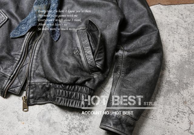 1.1mm カウハイド USAAF TYPE MA-1 フライトジャケット ボマーボンバー レザー ウォッシュ加工 ヴィンテージ 牛革