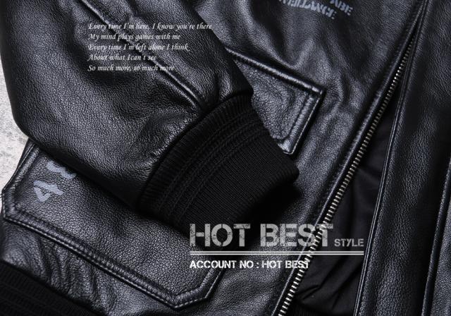 1.0mm カウハイド 復刻40年代 USAF TYPE A-2 刺繍 メンズ 革ジャン フライトジャケット イタリアンレザー 牛革