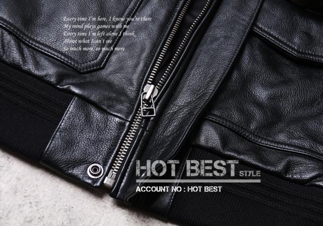 1.0mm カウハイド 復刻40年代 USAF TYPE A-2 刺繍 メンズ 革ジャン フライトジャケット イタリアンレザー 牛革