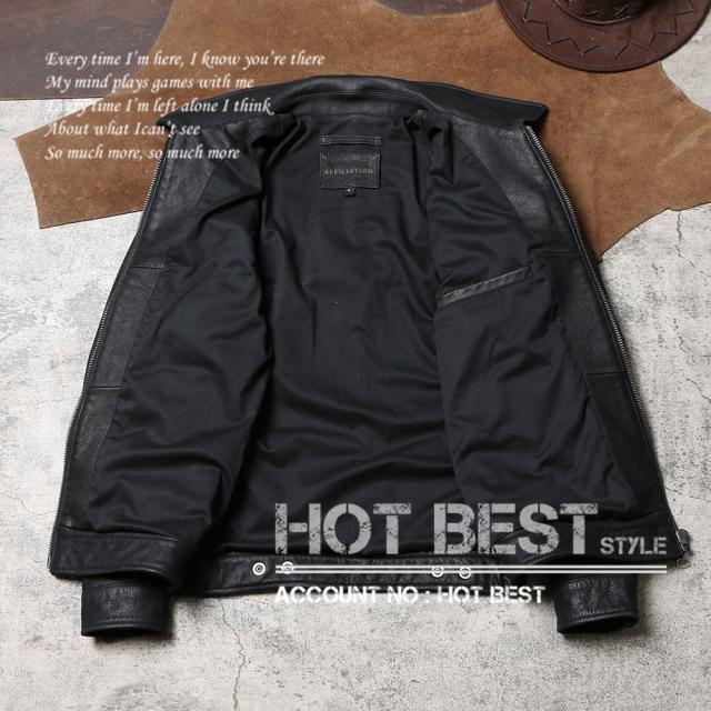 1.2mm カウハイド 30年代スタイル シングルライダース メンズ 革ジャン レザージャケット トスカーナ植物鞣し革 牛革