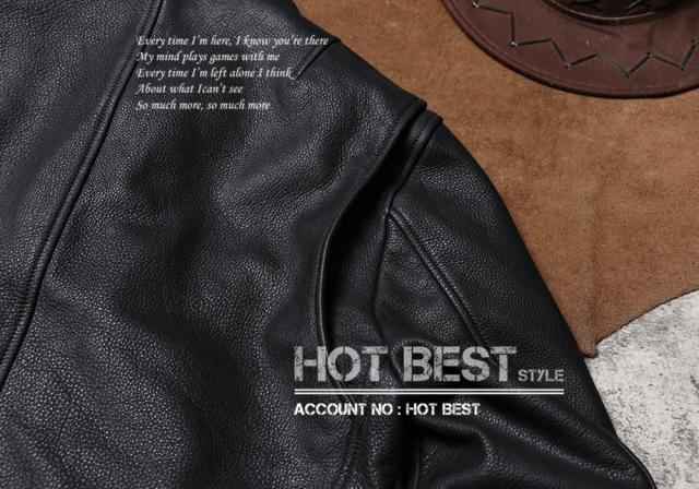 1.2mm カウハイド 30年代スタイル シングルライダース メンズ 革ジャン レザージャケット トスカーナ植物鞣し革 牛革