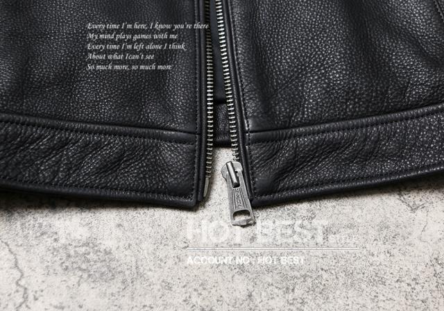 1.2mm カウハイド 30年代スタイル シングルライダース メンズ 革ジャン レザージャケット トスカーナ植物鞣し革 牛革