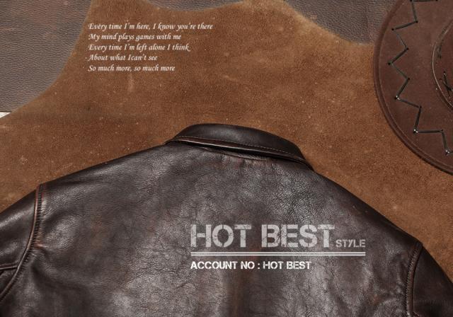 1.1mm 茶芯カウハイド 30年代 トラッカースタイル メンズ 革ジャン シングルライダース レザージャケット 牛革