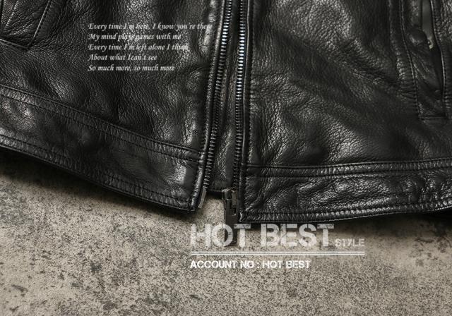 0.8mm ゴートスキン 襟付き スポーツジャケット メンズ 革ジャン ボマーボンバー ライダース イタリアンレザー ヤギ 山羊革