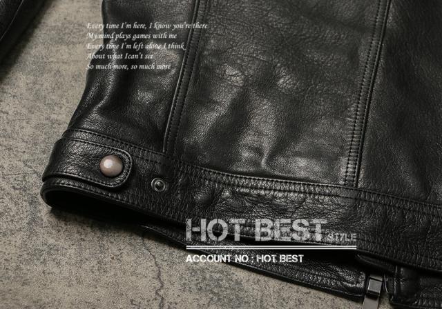 0.8mm ゴートスキン 襟付き スポーツジャケット メンズ 革ジャン ボマーボンバー ライダース イタリアンレザー ヤギ 山羊革