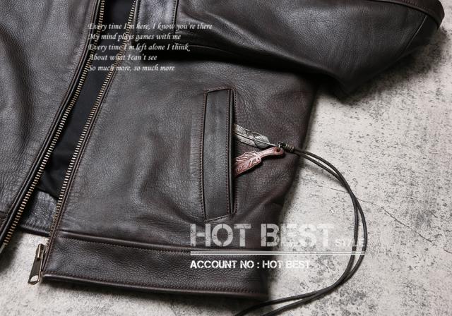 1.2mm カウハイド 30年代スタイル シングルライダース メンズ 革ジャン レザージャケット 染料仕上げ 牛革