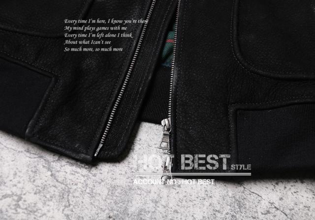 1.0mm カウハイド 復刻30年代 USAF TYPE A-2 フライトジャケット メンズ 革ジャン 染料仕上げ ウォッシュ加工 ヴィンテージ 牛革