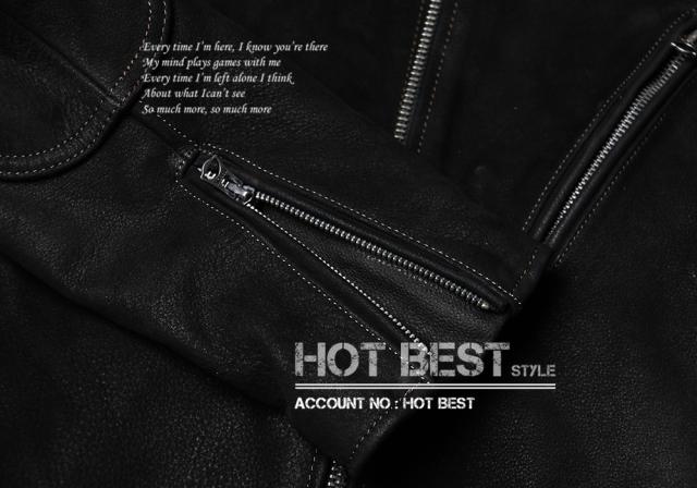 1.0mm カウハイド 50年代 パテッド シングルライダース レザージャケット トスカーナ植物鞣し ウォッシュ加工 ヴィンテージ 牛革