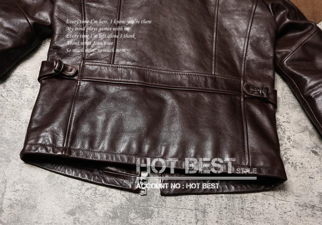 0.8mm ゴートスキン 20年代 ニュースマンコート レザージャケット メンズ 革ジャン カーコート ブレーキマン オイルレザー ヤギ 山羊革