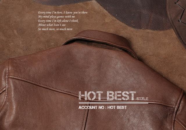 1.0mm ゴートスキン 復刻20年代 A-1タイプ コサックジャケット ボンバー フライト ショール カラー オイルレザー ヤギ 山羊革