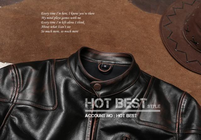 1.2mm 茶芯カウハイド 50年代 パテッド シングルライダース レザージャケット メンズ 革ジャン トスカーナ植物鞣し 牛革