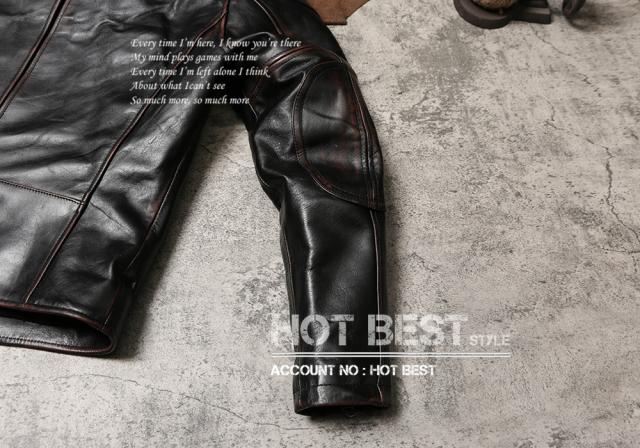 1.2mm 茶芯カウハイド 50年代 パテッド シングルライダース レザージャケット メンズ 革ジャン トスカーナ植物鞣し 牛革