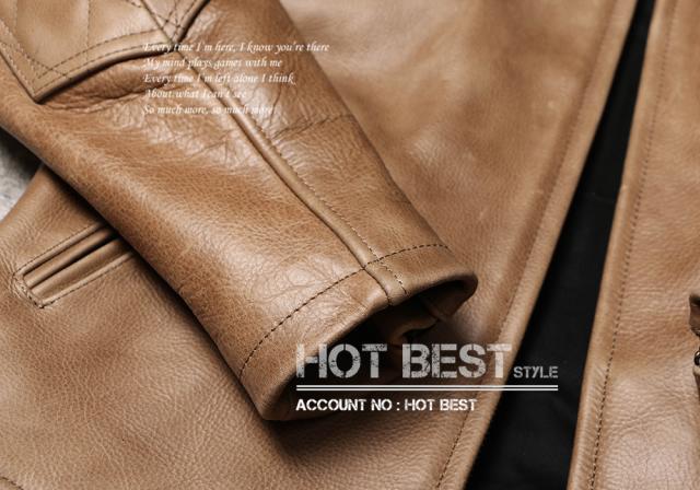 最高峰 1.7mm カウハイド 50年代 パテッド シングルライダース レザージャケット メンズ 革ジャン トスカーナ植物鞣し 牛革