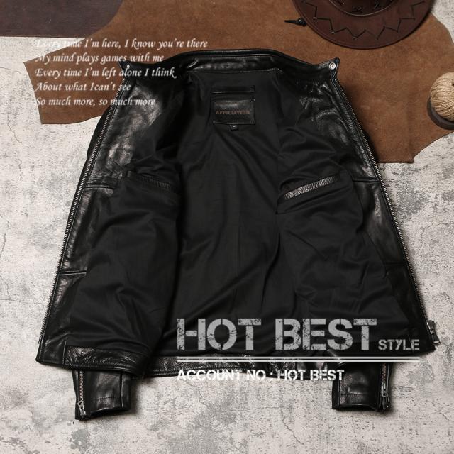 最高峰 1.4mm カウハイド 50年代 パテッド シングルライダース レザージャケット メンズ 革ジャン トスカーナ植物鞣し 牛革