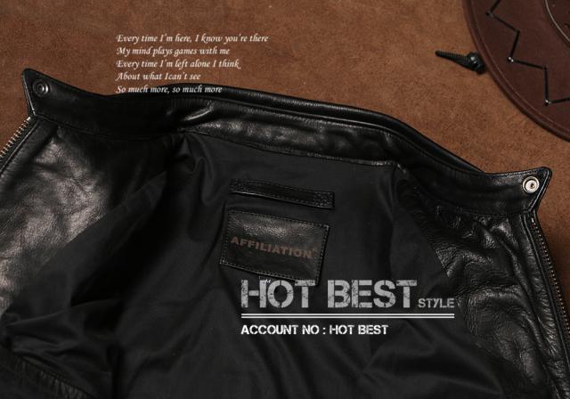 最高峰 1.4mm カウハイド 50年代 パテッド シングルライダース レザージャケット メンズ 革ジャン トスカーナ植物鞣し 牛革