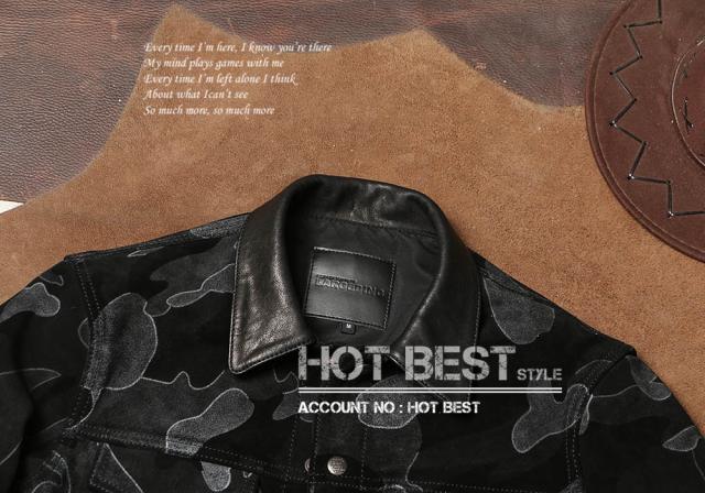 1.0mm カウハイド 50年代 サードタイプ Gジャン 557 3rd  ライダース 迷彩 レザージャケット 牛革