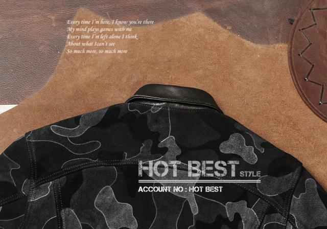 1.0mm カウハイド 50年代 サードタイプ Gジャン 557 3rd  ライダース 迷彩 レザージャケット 牛革