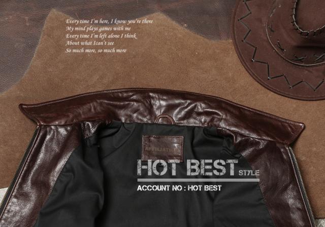 0.8mm ゴートスキン 30年代スタイル シングルライダース メンズ 革ジャン レザージャケット オイルワックスレザー ヤギ 山羊革