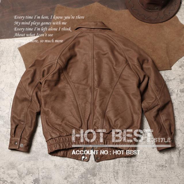 1.0mm カウハイド 復刻30年代 スタイル レトロ シングルライダース ゆったりめ メンズ 革ジャン レザージャケット 牛革