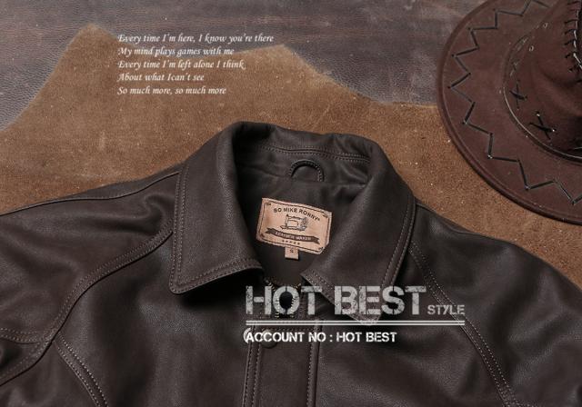 1.0mm カウハイド 復刻30年代スタイル レトロ シングルライダース ゆったりめ メンズ 革ジャン レザージャケット 牛革