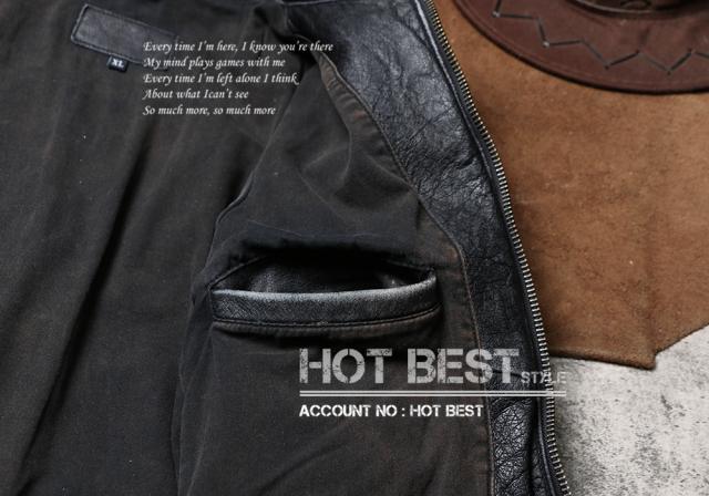 1.0mm カウハイド 50年代 パテッド シングルライダース ウォッシュ加工 ヴィンテージ メンズ 革ジャン レザージャケット 牛革