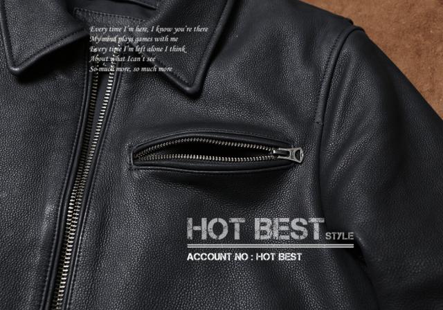 1.2mm カウハイド 30年代 トラッカースタイル ウォッシュ加工 シングルライダース レザージャケット 牛革