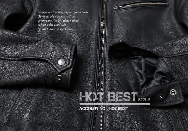 1.2mm カウハイド 30年代 トラッカースタイル ウォッシュ加工 シングルライダース レザージャケット 牛革