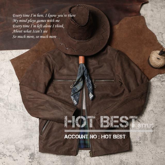 1.1mm カウハイド スタンダードスタイル シングル ライダース 牛革 レザージャケット 染料仕上げ 牛革