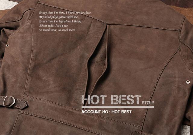 1.1mm カウハイド スタンダードスタイル シングル ライダース 牛革 レザージャケット 染料仕上げ 牛革