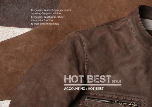 1.1mm カウハイド スタンダードスタイル シングル ライダース 牛革 レザージャケット 染料仕上げ 牛革