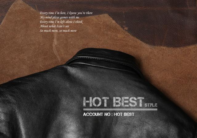 1.2mm 黒芯ホースハイド 30年代スタイル シングルライダース メンズ 革ジャン レザージャケット トスカーナ植物鞣し革 馬革