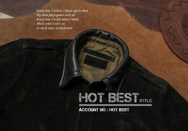 1.4mm カウスエード 復刻30年代 USAF TYPE A-2 フライトジャケット メンズ 革ジャン 染料仕上げ 牛革