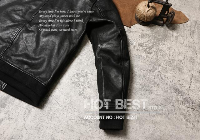 0.8mm ゴートスキン USAF TYPE A-2 1942モデル フライトジャケット メンズ 革ジャン タンニンなめし オイルレザー ヤギ 山羊革