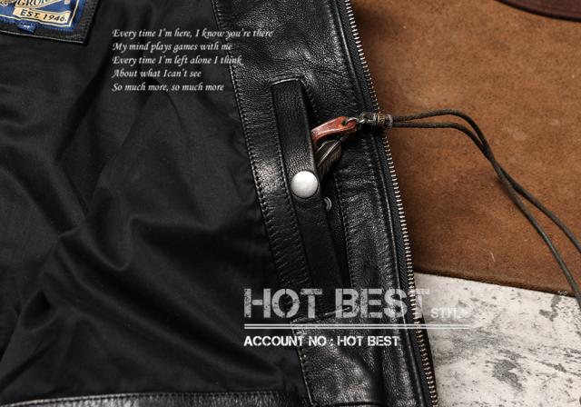 0.8mm ゴートスキン USAF TYPE A-2 1942モデル フライトジャケット メンズ 革ジャン タンニンなめし オイルレザー ヤギ 山羊革