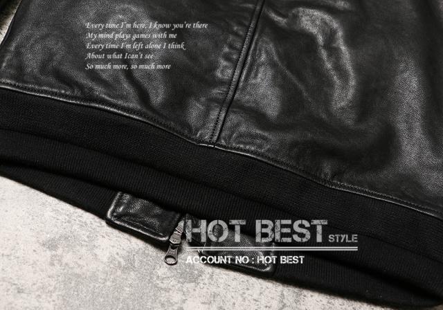 0.8mm ゴートスキン USAF TYPE A-2 1942モデル フライトジャケット メンズ 革ジャン タンニンなめし オイルレザー ヤギ 山羊革