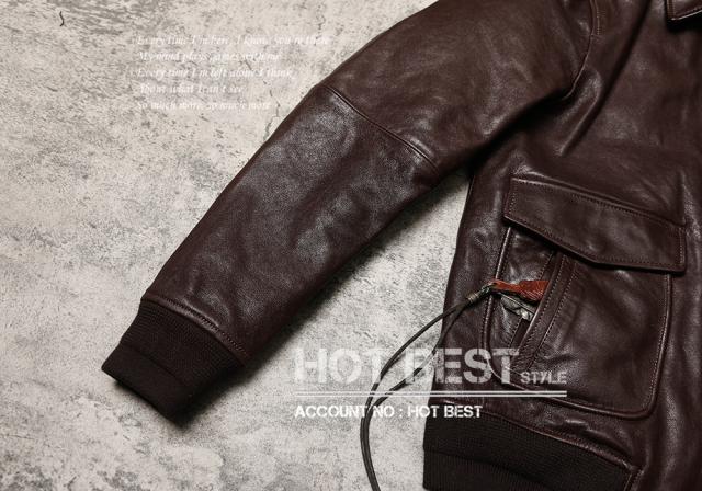 0.8mm ゴートスキン USAF TYPE A-2 1942モデル フライトジャケット メンズ 革ジャン タンニンなめし オイルレザー ヤギ 山羊革