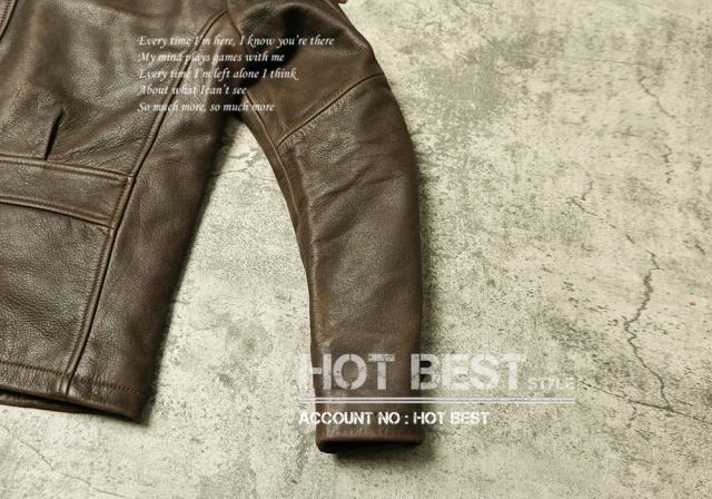 1.0mm カウハイド 復刻30年代スタイル シングルライダース メンズ 革ジャン レザージャケット 牛革