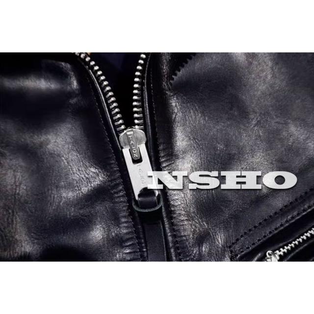 高峰 1.5mm豪華 ホースハイド メンズ 30'sスタイル シングルライダース