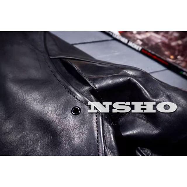 高峰 1.5mm豪華 ホースハイド メンズ 30'sスタイル シングルライダース