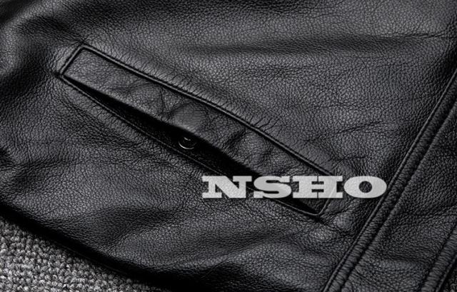 カウハイド メンズ 革ジャン スタンダードスタイル ライダース レザー